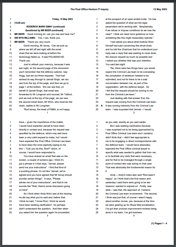 The official PDFs are 4-to-an-A4-page, 25 lines per page.